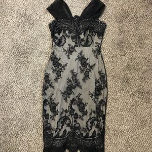 Lace pencil dress